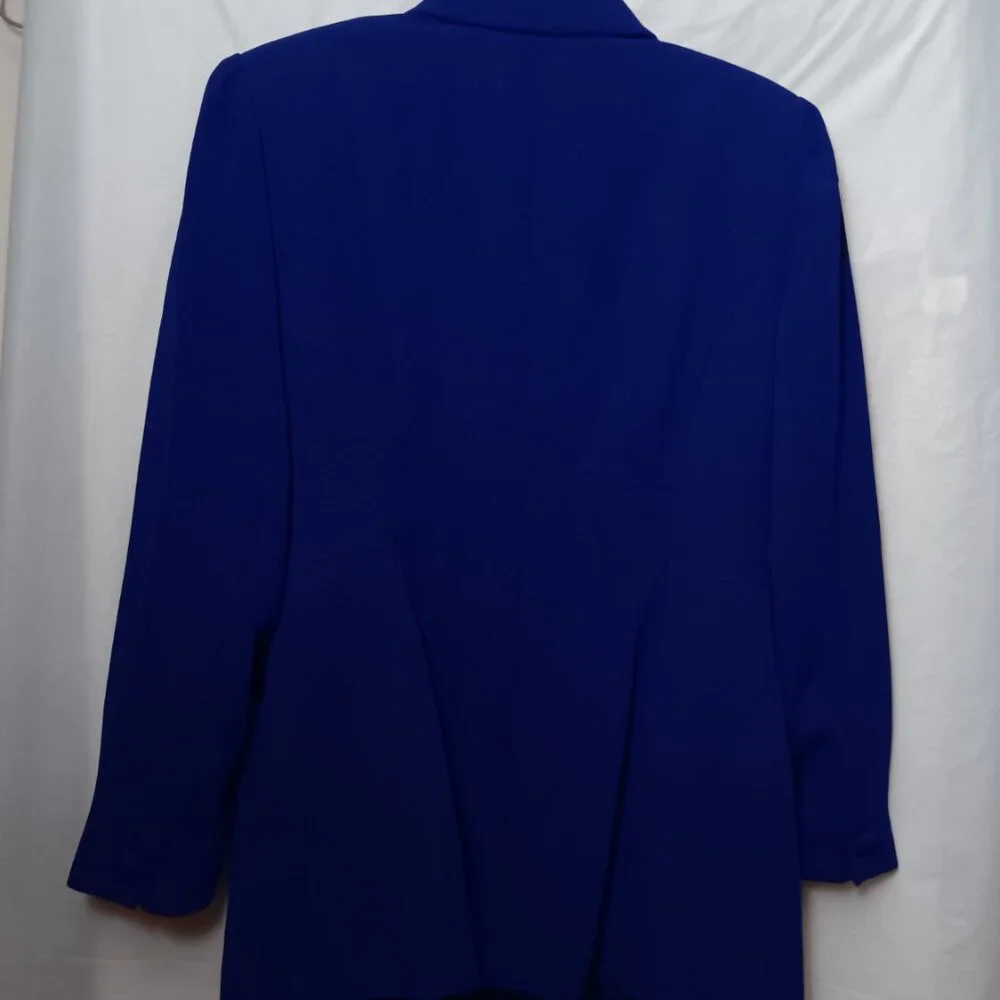 SAVILLE WOMEN'S SUIT BLAZER ROYAL BLUE SIZE 8